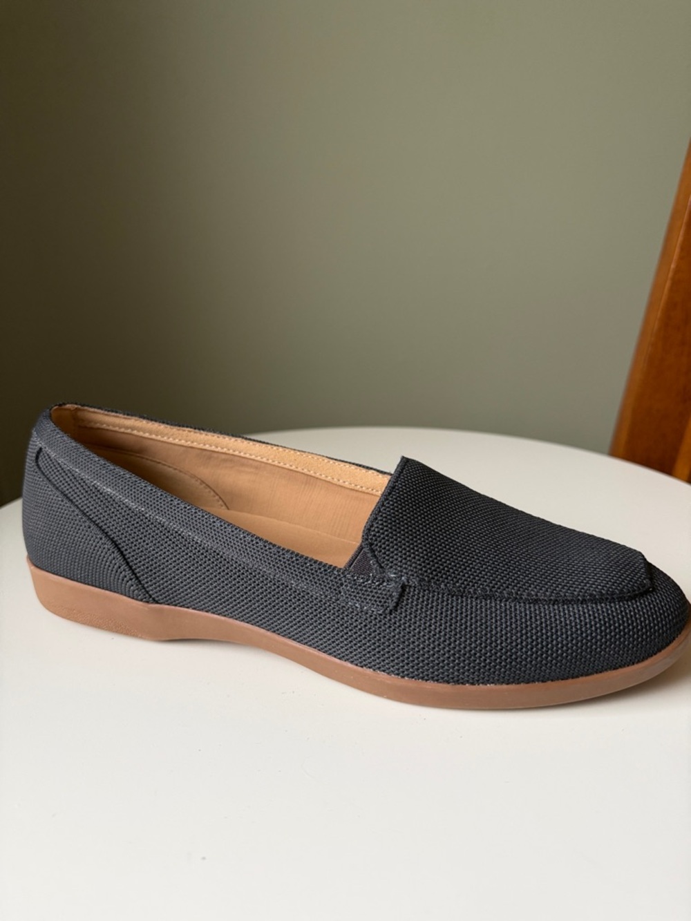 Easy Spirit Devitt women's slip-on loafers Orthotic Friendly Blue EUC